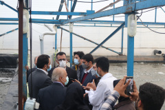 بازدید معاون سازمان برنامه و بودجه کشور از مرکز آبزیان جهاددانشگاهی بوشهر