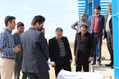 بازدید مسئولان از پروژه پرورش بچه ماهی جهاد دانشگاهی استان بوشهر