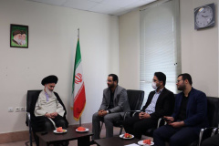 دیدار رئیس و مدیران جهاددانشگاهی استان بوشهر با حضرت آیت الله حسینی بوشهری