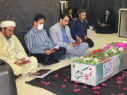 تشییع پیکر پاک شهید گمنام در جهاددانشگاهی بوشهر