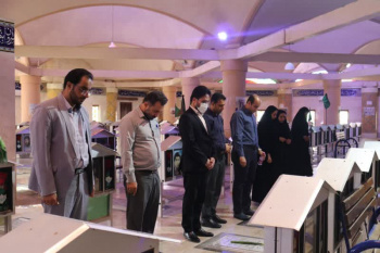 تجدید میثاق جهادگران جهاد دانشگاهی بوشهر با شهدا