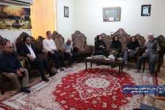 دیدار اعضای جهاددانشگاهی بوشهر با خانواده شهید علیرضا زنده پی به مناسبت سالگرد تاسیس این نهاد انقلابی
