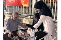 ارائه خدمات سلامت در موکب جهاددانشگاهی بوشهر