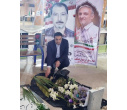 برگزاری آیین عطر افشانی و گلباران مزار شهدای شهر بوشهر با حضور رئیس جهاددانشگاهی و مدیر کل بنیاد شهید و امور ایثارگران استان