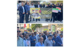 حضور جهادگران جهادانشگاهی بوشهر در راهپیمایی روز جهانی قدس