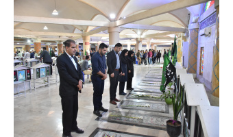 تجدید میثاق اعضای جهاددانشگاهی بوشهر با شهدا به مناسبت هفته دفاع مقدس