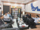 دیدار معاون فناوری پارک علم و فناوری خلیج فارس و هیئت همراه با رییس جهاددانشگاهی بوشهر