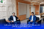 دیدار رئیس جهاددانشگاهی استان بوشهر با مدیرکل صنعت، معدن و تجارت به مناسبت سالگرد تأسیس این نهاد انقلابی